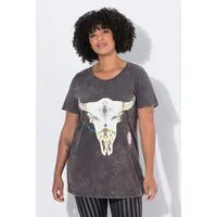 Angel of Style T-Shirt T-Shirt Comfort Fit Kuhschädel-Druck
