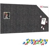 ALLboards Pinnwand ALLboards Filzpaneele, Filz-Korktafeln für die Wand