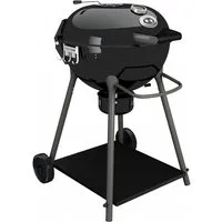 OUTDOORCHEF Holzkohlegrill Kensington 570 C Grill Kugelgrill 69x75x101 cm, Aufklappbarer Grillrost, Integriertes Thermometer