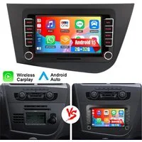 ESSGOO 7/9'' DAB+ 64G Für Seat Leon 1P1 2005-12 Android 15 Autoradio Carplay Autoradio (RDS, 4+64GB(optional), Digitalradio (DAB), FM, AM, Carplay Android Auto Bluetooth EQ USB GPS Navi WIFI Touchscreen)