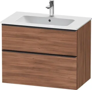 Duravit D-Neo Waschtischunterbau wandhängend Nussbaum Matt 810x462x625 mm - DE43620BD790000 DE43620BD790000