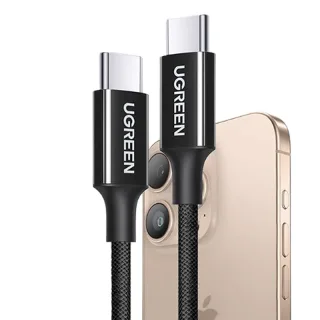 UGreen L501 3A 60W Type-C to Type-C Cable PD3.0 Fast Charging Data Transmission Tinned Copper Core Line 1M/1.5M Long for