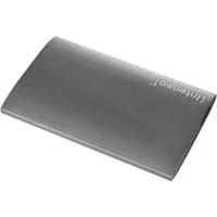 Portable SSD Premium 128 GB, Externe SSD anthrazit, USB-A 3.2 Gen 1 (5 Gbit/s), 1,8"
