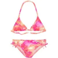 Venice Beach Triangel-Bikini Epica Kids im Neondruck