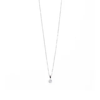 Luxenter Sterling Silber 925 Halskette mit rhodinierten Zirkonia - Yedia