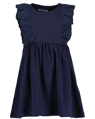 Blue Seven - kl Md Kleid, Rundhals blau - Gr. - 116