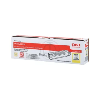 Original 43487709 OKI C8xxx Toner yellow 6000