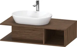 Duravit D-Neo Konsolenwaschtischunterbau wandhängend Nussbaum dunkel Matt 1000x550x260 mm - DE492902 DE492902121