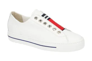Paul Green 4797-00 PG Halbschuhe Sneakers in Wei? / Rot - Glattleder & Frotte...