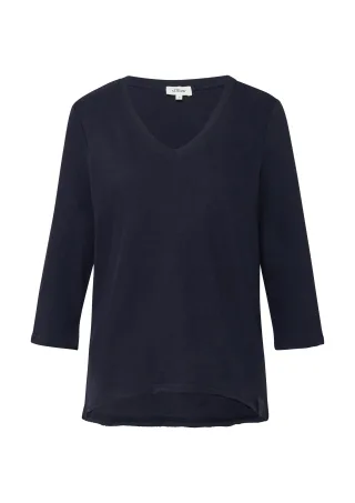 s.Oliver - T-Shirt blau - Gr. - 42