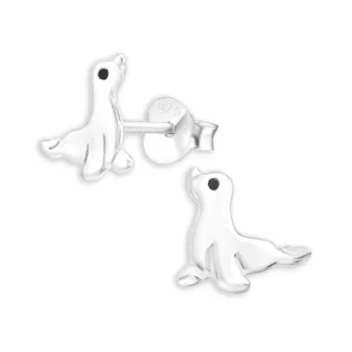 Robben Ohrringe aus 925 Silber