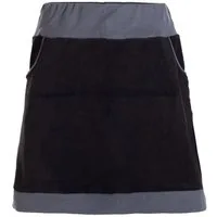 Vishes Minirock Thermorock warmer Damen Winterrock kurz Minirock aus ECO-Fleece Hippie, Retro Style
