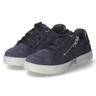 Superfit Halbschuhe STELLA  Blau - Gr. 28 -  Leder und Textil