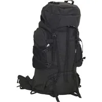 vidaXL Rucksack Wanderrucksack Schwarz 60 L Oxford-Gewebe (1-tlg)