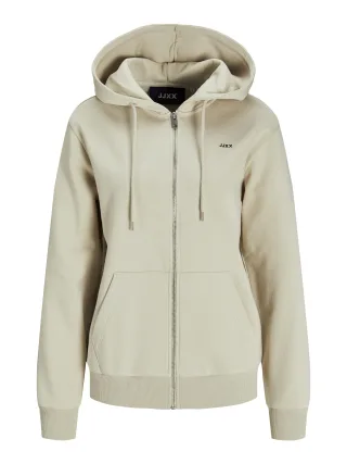 JJXX - JXABBIE RLX LS EVERY ZIP HOOD SWT NOOS Moonbeam - Gr. - XS