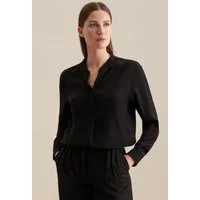 seidensticker Klassische Bluse 1/1 V-Neck Uni