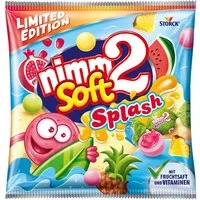 NIMM2 Süßigkeit, nimm2 Soft Splash Kaubonbons mit Saftfüllung Limited Edition 240g