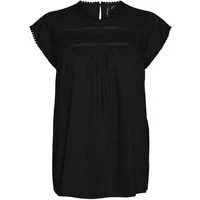 Vero Moda Kurzarmbluse Debbie (1-tlg) Cut-Outs