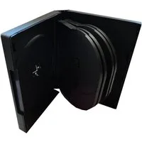 Mediarange DVD-Hülle DVD CD Box 10fach 10er Hülle black