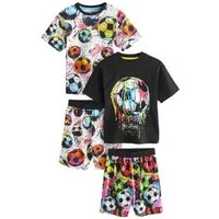 Next Pyjama 2er-Pack kurze Schlafanzüge aus 100 % Baumwolle (4 tlg)