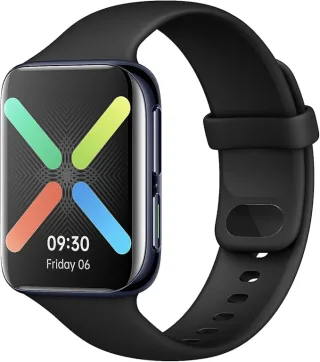 Oppo Watch [inkl. Silikonarmband schwarz] 46mm Aluminiumgehäuse schwarz