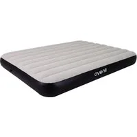Avenli Luftbett Luftmatratze Camping für 2 Personen grau 203x152x25cm Queen-Size, (Gästebett aufblasbar Ideal als Reisebett oder Isomatte, 1-tlg., Campingmatratze ohne Pumpe), für Indoor und Outdoor mit beflockter Oberfläche