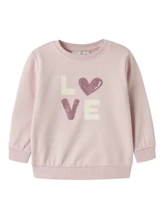 NAME IT - NBFVRILLIE LS SWEAT BOX BRU Lotus - Gr. - 56