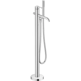 Duravit Balcoon Fertigmontageset BA5250000010 Unterputz-Wannenarmatur, Ausladung 201mm, bodenstehend, chrom Hochglanz