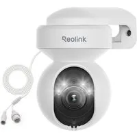 Reolink Überwachungskamera WLAN E1 Serie PT Cam 5MP ProHD AF (Außenbereich, Zoom,Auto-Tracking,2K+,Personen- & Autoerkennung,Farbige Nachtsicht)
