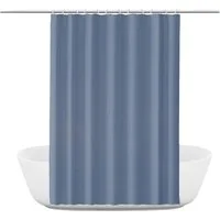 Diwzbyn Duschvorhang Anti-Schimmel Badezimmervorhang, Wasserdicht und Waschbar Breite 180 cm (1-tlg), Perfekt für Badewanne & Dusche