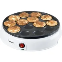 bestron Poffertjes-Maker APFM700, 800 W, 14 Mini-Pfannkuchen mit Antihaftbeschichtung