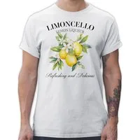 Shirtracer T-Shirt Limoncello Refreshing and Delicious I Limoncello Geschenk Limoncello L Party & Alkohol Herren