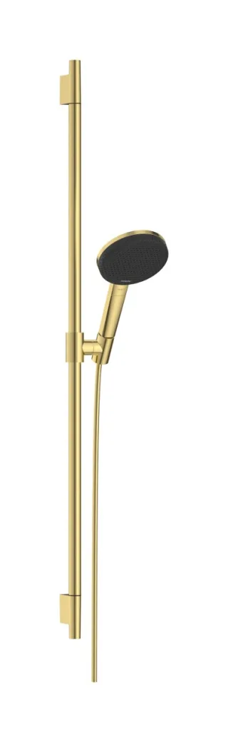 Hansgrohe Brauseset Raindance Alive Select S 125 3jet EcoSmart Uni.PuroS 900mm polished gold optic 24603990