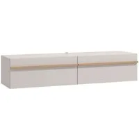 Home affaire Lowboard Arles TV-Kommode, Breite 128 /154/192 cm, TV-Schrank, Wandmontage, mit geschlossenen Fächern, in Kaschmir Farbe, mit Klappentüren