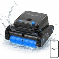 EVERCROSS BOT Poolroboter U8 für Boden und Wand, Kabellos Poolsauger bis 200m² Pools, 120 Min Akkulaufzeit, Intelligenter Navigation, mit App-Steuerung