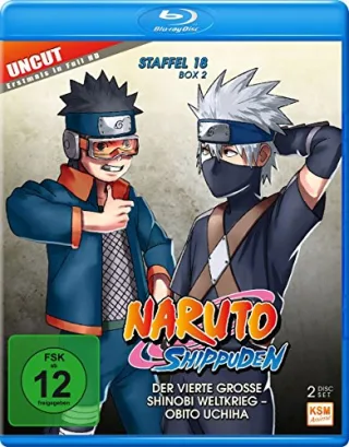 Naruto Shippuden - Der vierte große Shinobi Weltkrieg -  Obito Uchiha/Uncut  - Staffel 18.2: Folgen 603-613 [Blu-ray]