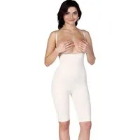 Formangel Miederhose Figurformendes Ganzkörper-Mieder mit Trägern, Unterbrust Shapewear (1-St) Mikromassage-Effekt, elastische Formzonen