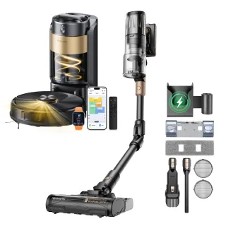 [EU Direct] Proscenic P20 OnePass Cordless Vacuum Cleaner and Q20 Plus Robot Vacuum Combo Complete Home Cleaning Set