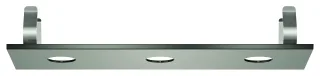 GROHE Deckenbrause-Abdeckung Rainshower Aqua 104994, 3 Strahlbildner satin steel, 104994MS00 104994MS00