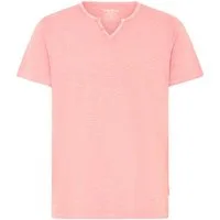 Blend T-Shirt BHAshton split neck tee mit Deko-Knopfdetail am Ausschnitt