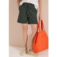 CECIL Shorts aus Seersucker-Material