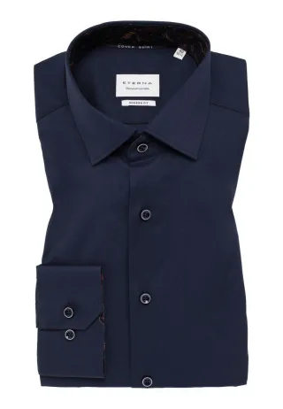 ETERNA - Hemd : Modern Fit blau - Gr. - 38