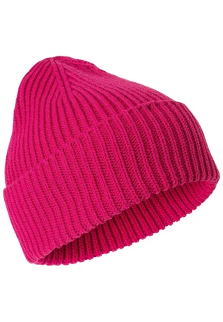 camel active - Feinstrick-Beanie aus reiner Baumwolle magnolia - Gr. - OS