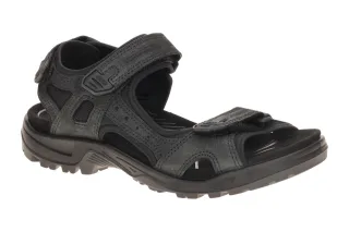 Ecco 069564 OFFROAD YUCATAN Herren Sandale Schwarz Nubuck Gummisohle Klettver...
