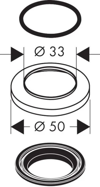 Hansgrohe Unterlegscheibe 1-L.Waschtischmischer , 32799000 32799000
