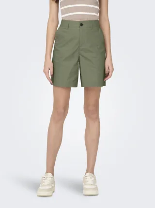 ONLY - ONLZORA MW BERMUDA SHORTS PNT NOOS Oil Green - Gr. - XL