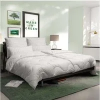 John Cotton Kopfkissen Julia, Kissen ist Made in Green, Füllung: Polyester, Bezug: 100% Polyester, Seitenschläfer, Bauchschläfer, Rückenschläfer, Kopfkissen 40x80 cm, 80x80cm, kochfest 95°C, sehr flauschig