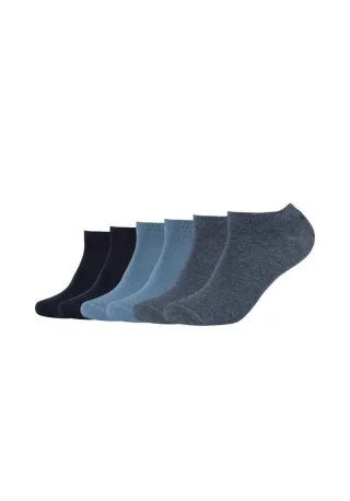 s.Oliver Red Label - Unisex 3er Pack Sneakersocken blau - Gr. - 43-46