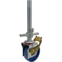 KRAUSE Gerüstrolle Krause Fahrrolle höhenverstellbar Ø 150 mm