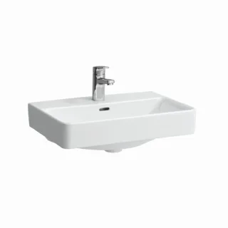 LAUFEN Pro S Compact Waschtisch 8189580001091 55 x 38 cm, weiß, Überlauf, ohne Hahnloch